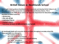 British Values at Heathlands School