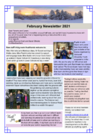Newsletter – February Half Term 2021