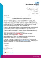 Letter to Parents – Immunisations COVID – Sep21 – EE117685 Heathlands School