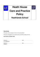 Heath House Care Policy and Practice Mar2024
