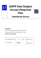 GDPR Data Subject Access Response Plan Mar2025