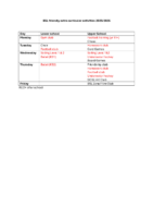 Extra Curricular Clubs 2025-2026