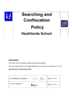 Searching and Confiscation Policy Nov2025