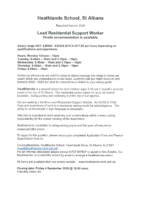 Lead RSW vacancy Autumn2026