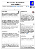 US Behaviour Handbook Parents July2026