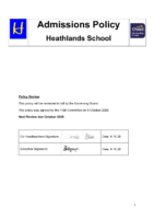 Admissions Policy Oct2026